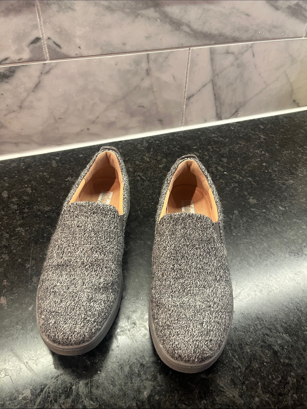 FitFlop Tweed Slip-On Loafers